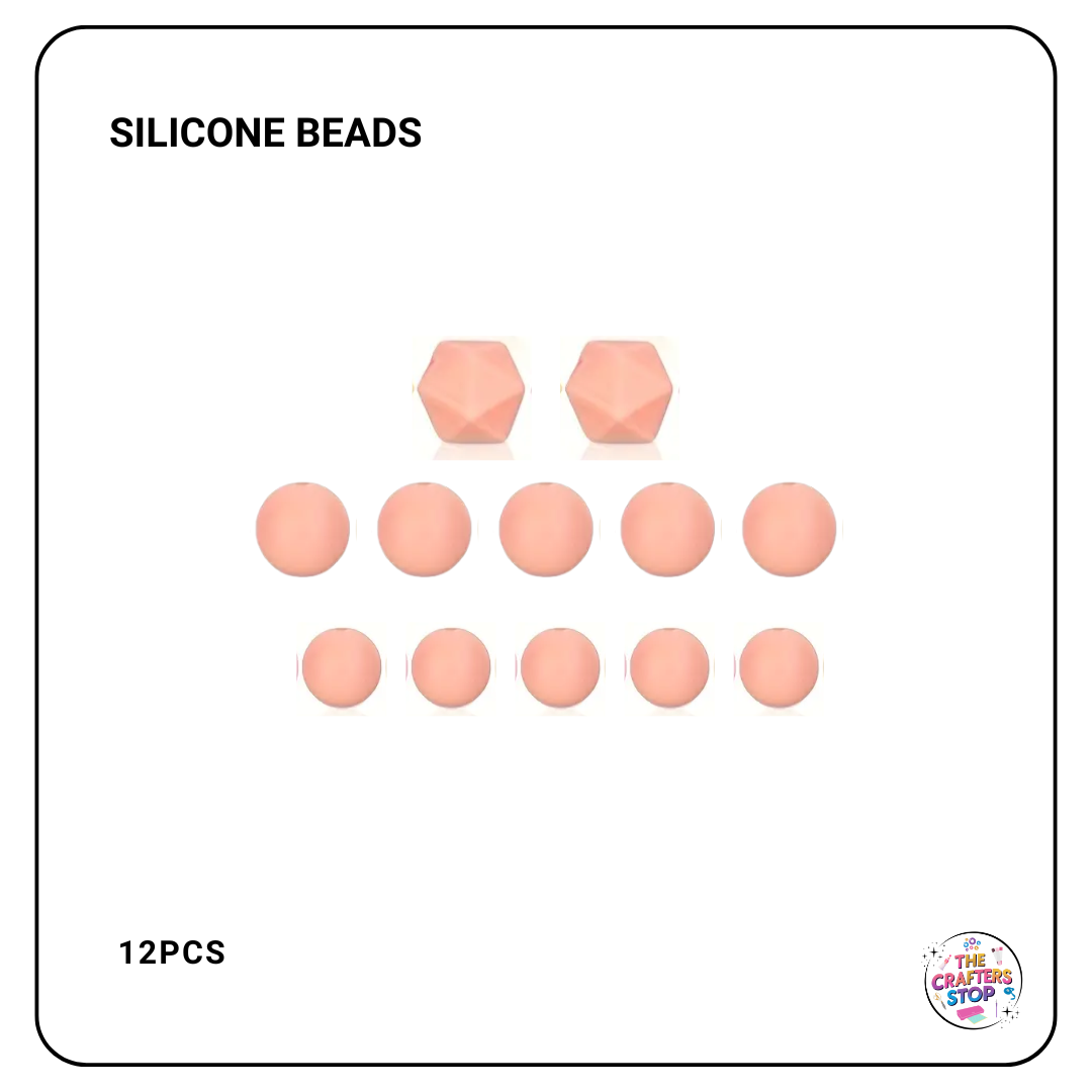 Mixed Pack of Silicone Beads