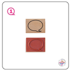 Wooden Word/Speech Bubble Stamps