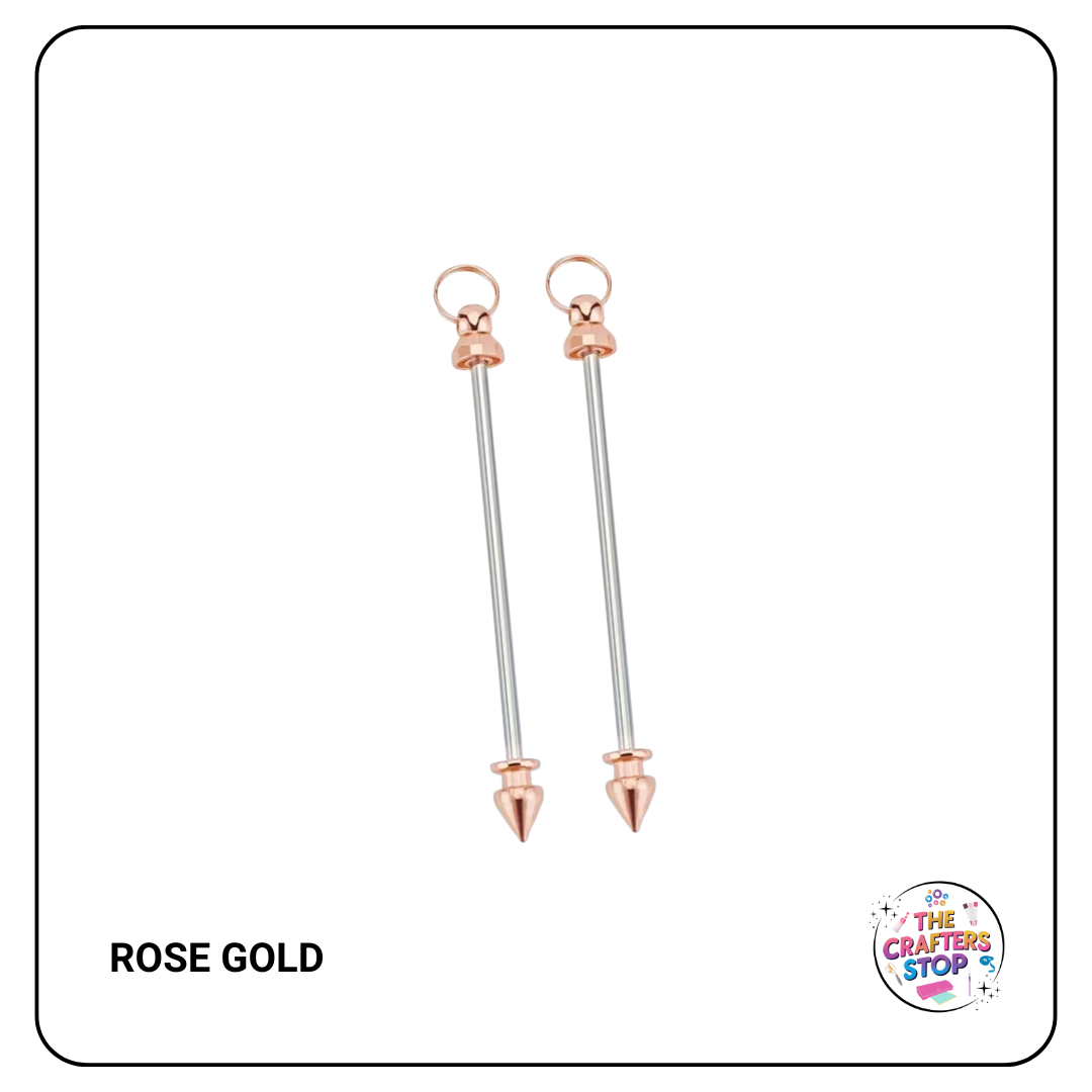 Metal Beadable Keychain Blanks