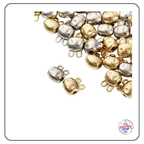 Acrylic Metallic Bunny Rabbit Beads - Perfect for DIY Pens