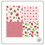 Fruity Red Decorative Paper Pad