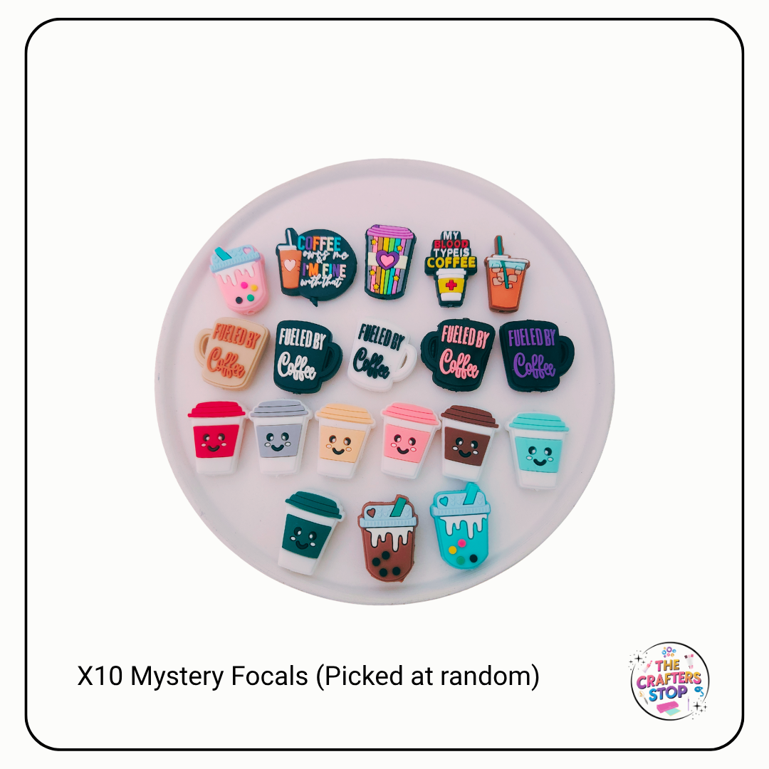 Mystery Pack of Drink Themed Focal Beads
