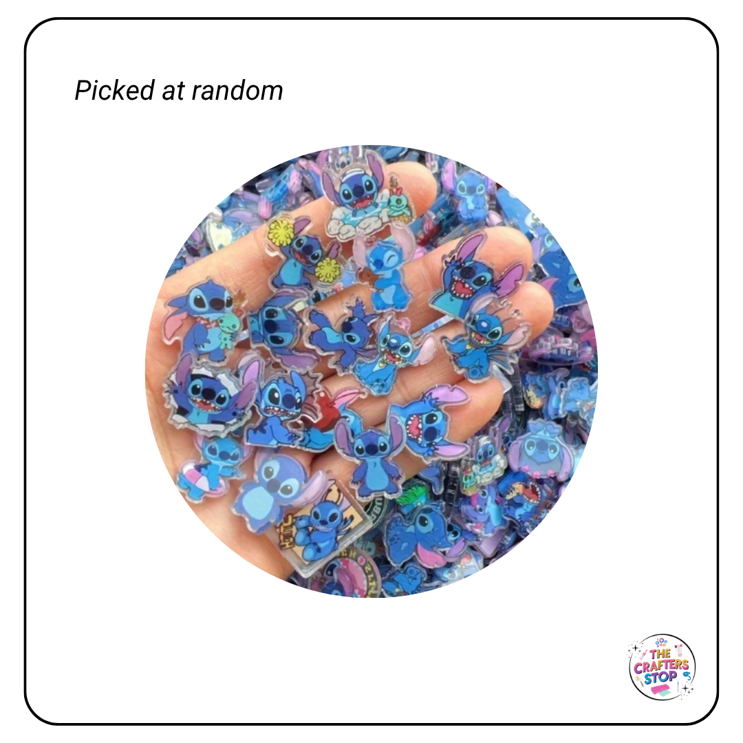 Acrylic Stitch Embellishments - Mixed