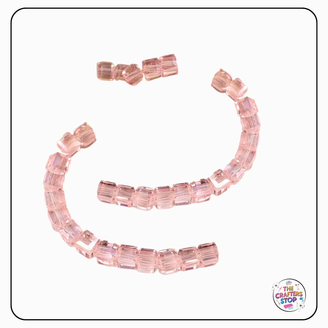Cube Glass Beads