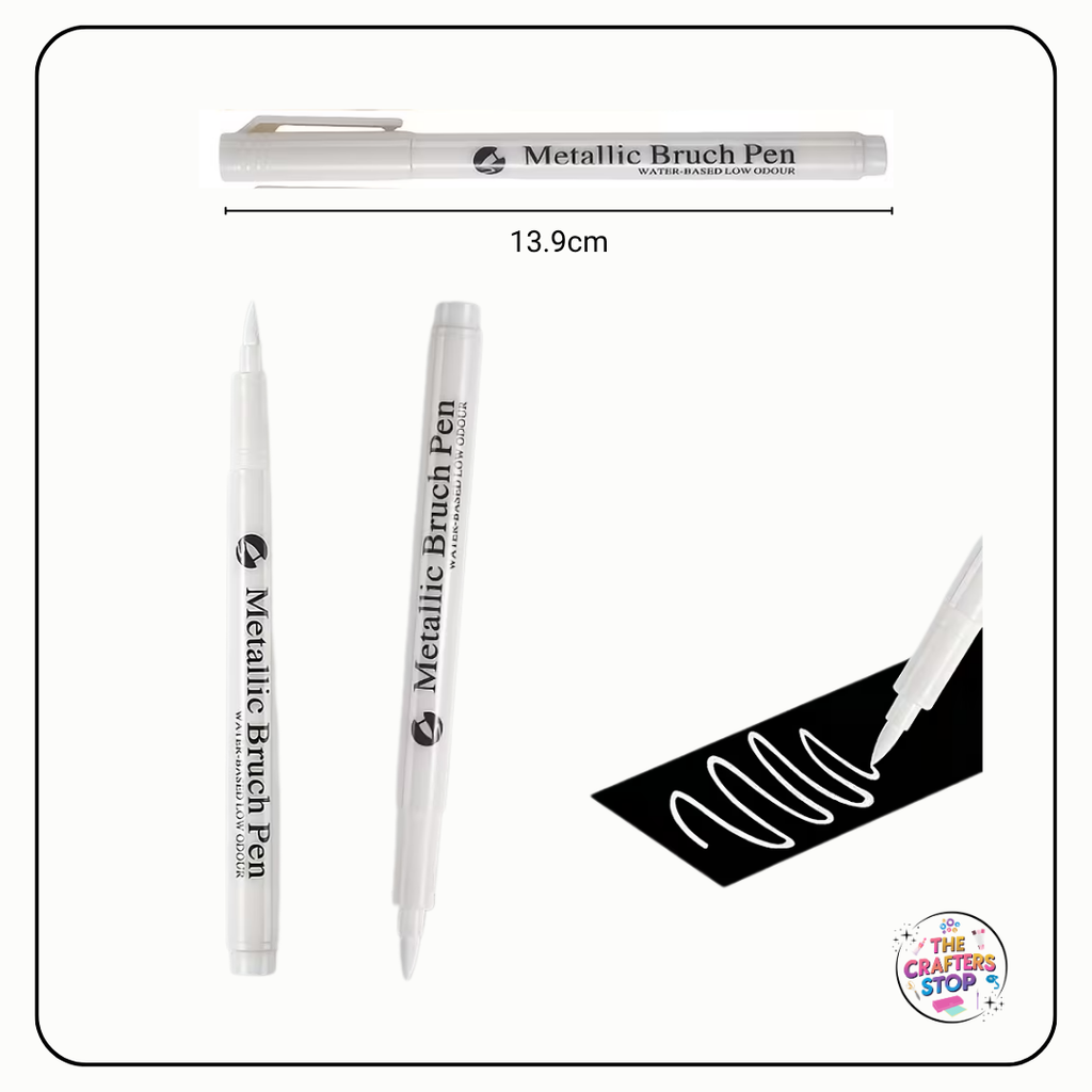 Metallic Paint Markers (Gold, Copper & Silver)