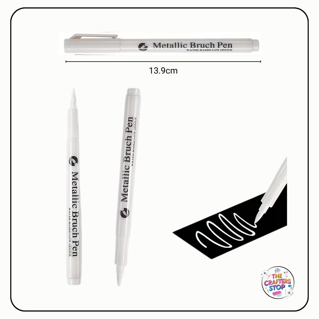 Metallic Paint Markers (Gold, Copper & Silver)