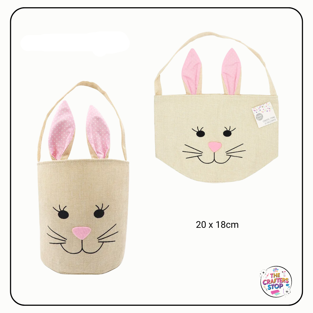 Bunny Easter Basket/Bag with Bunny Ears