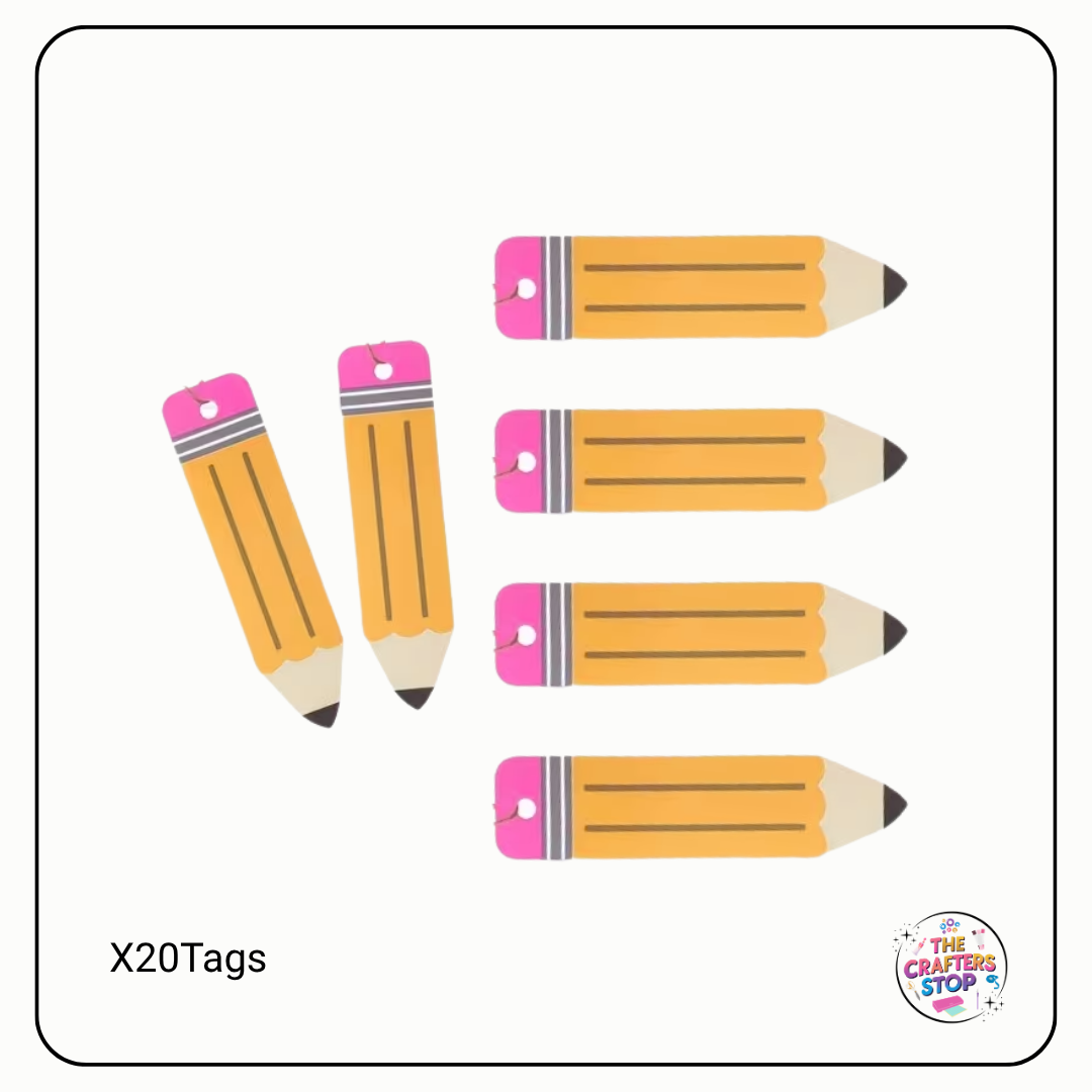 Pencil Shaped Gift Tags