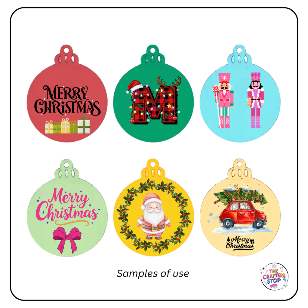 Wooden Christmas Bauble Blanks