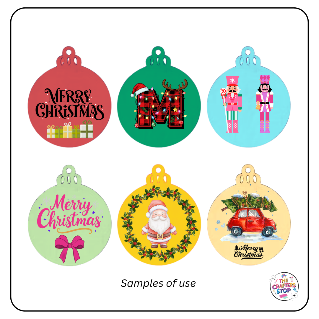 Wooden Christmas Bauble Blanks