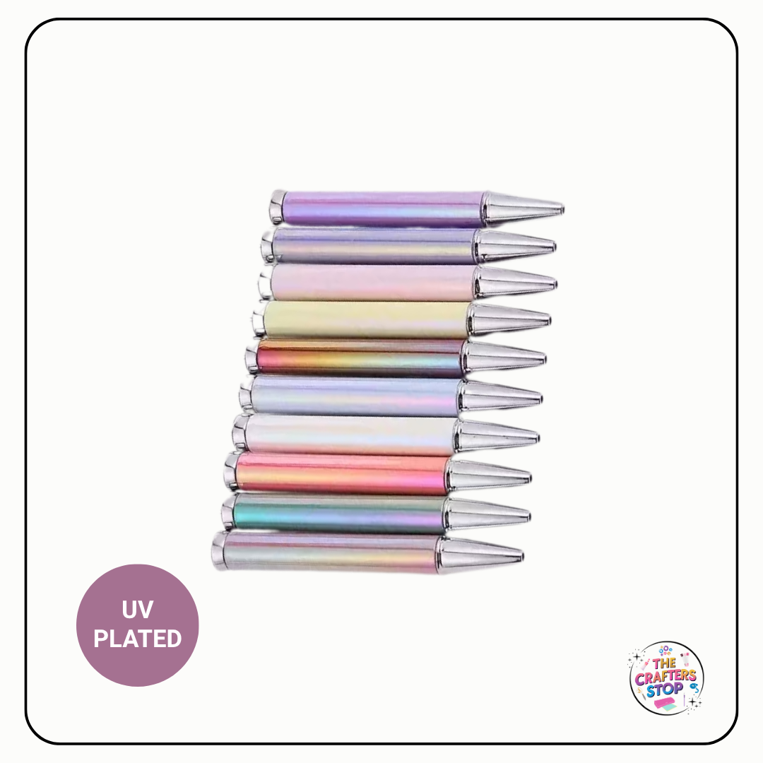 UV Plated Iridescent DIY Beadeable Pens