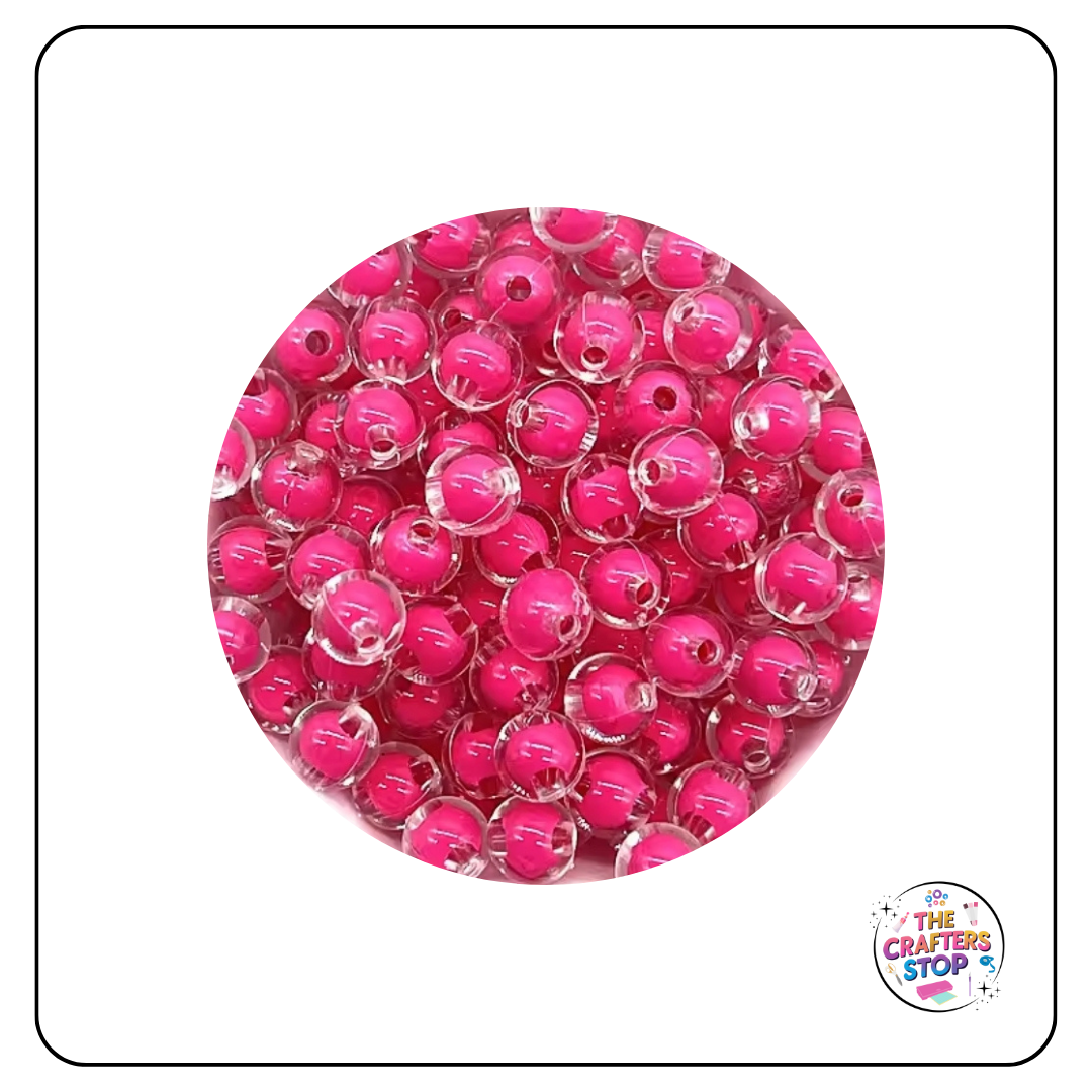 Acrylic Round Transparent Beads - 10mm