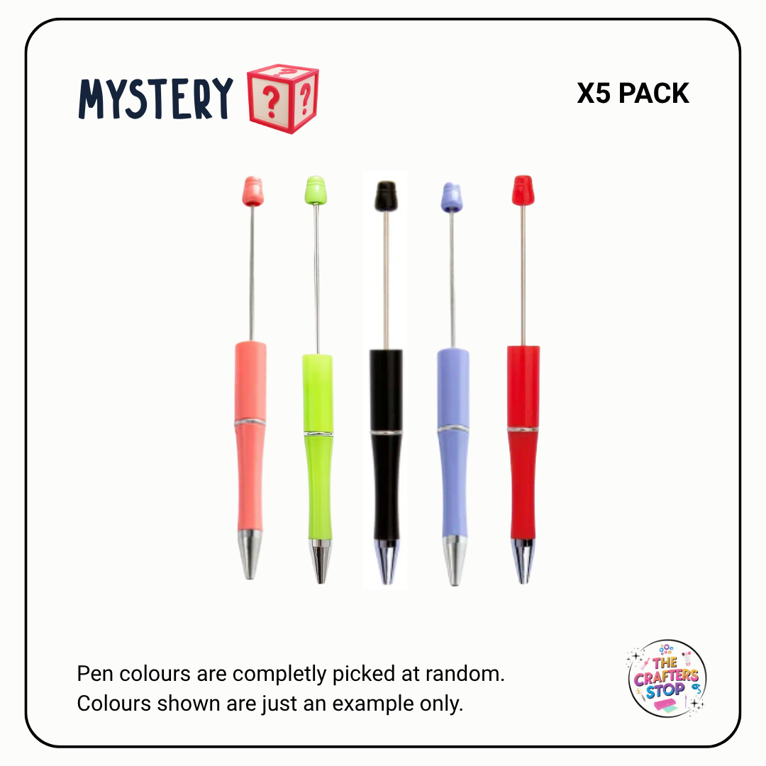 Mystery Pack of DIY Beadeable Pens (5 or 10)
