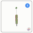 Bling Rhinestone DIY Beadeable Pens (Zig Zag)