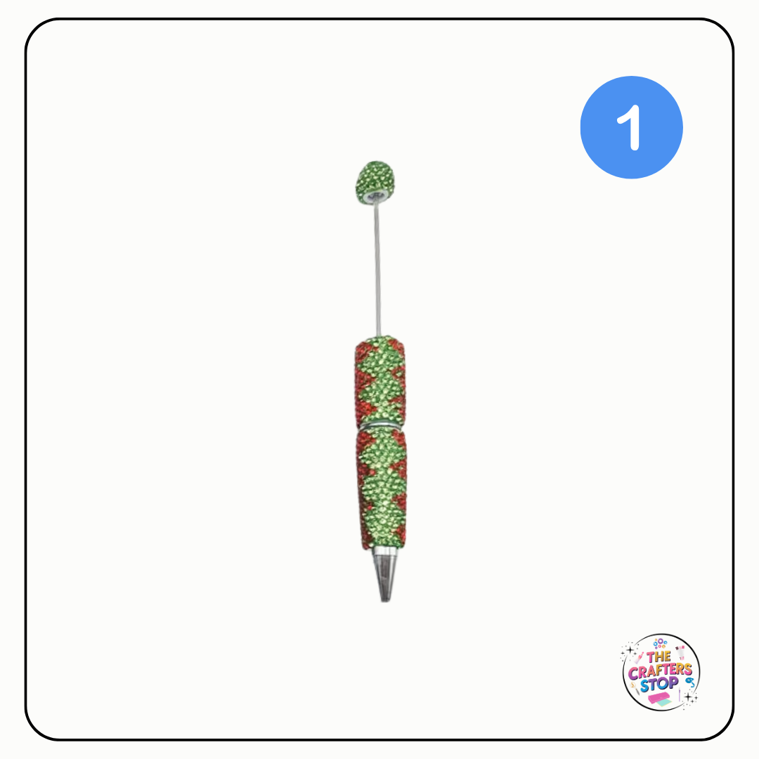 Bling Rhinestone DIY Beadeable Pens (Zig Zag)