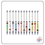 Motivational Long DIY Beadeable Pens