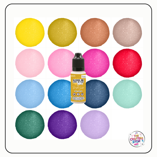 CC Pearlescent Alcohol Ink Stayz in Place Reinker (Refill) - Many Colours