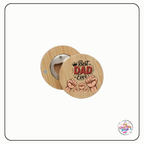 Magnetic Bamboo Bottle Opener for Dad