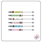 Motivational Long DIY Beadeable Pens