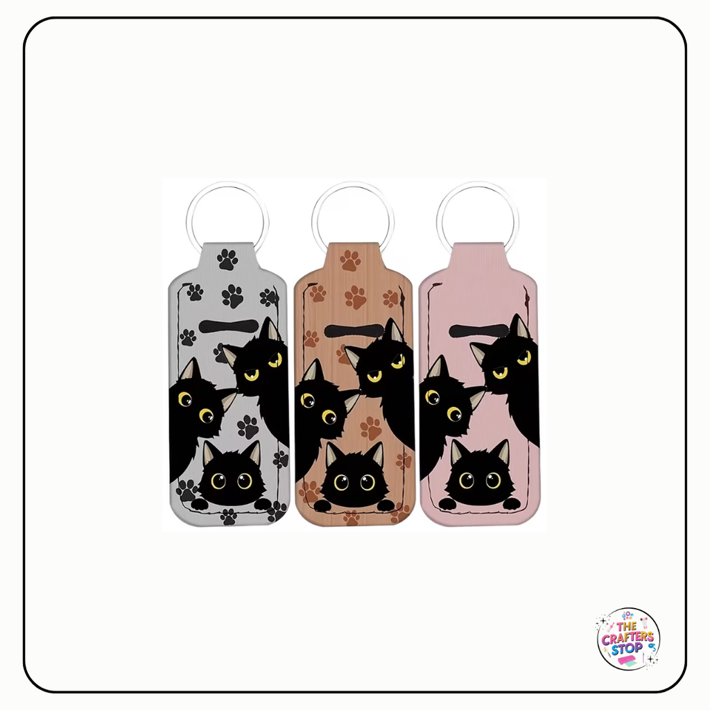 Black Cat Chapstick/Lipbalm Holders