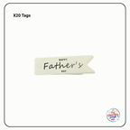 "Happy Fathers Day" Kraft Gift Tags