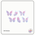 Laser Butterfly Scrapbooking Stickers