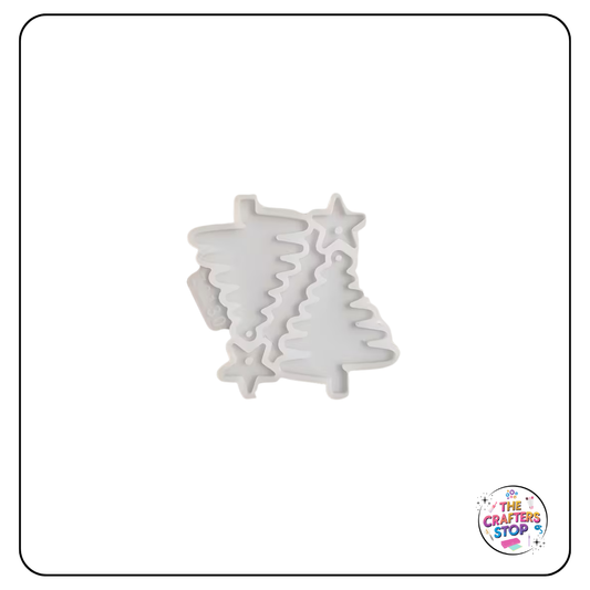Resin Silicone Christmas Tree Keyring/Earring Mould