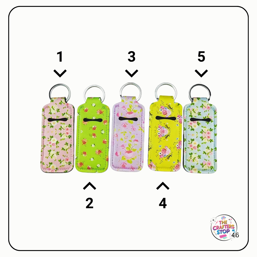 Floral Themed Chapstick/Lipbalm Holders