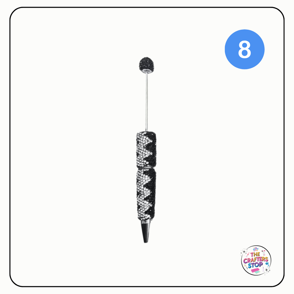Bling Rhinestone DIY Beadeable Pens (Zig Zag)