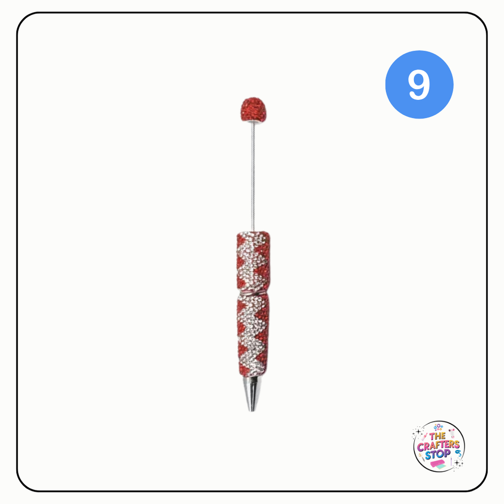 Bling Rhinestone DIY Beadeable Pens (Zig Zag)