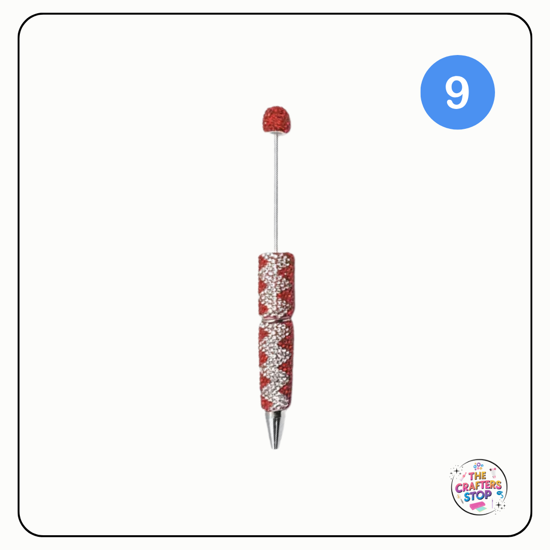 Bling Rhinestone DIY Beadeable Pens (Zig Zag)