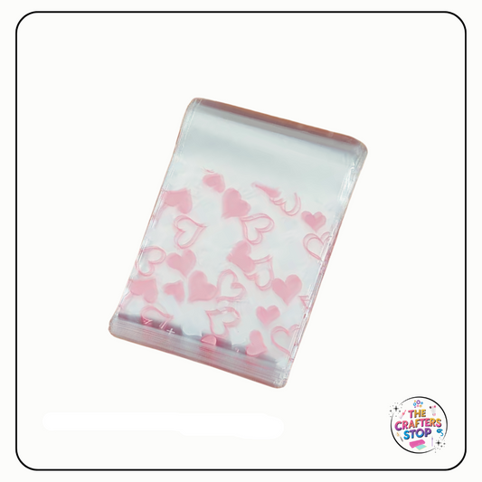 Sealable Heart Designed Treat Bags (Great for Valentines Day)