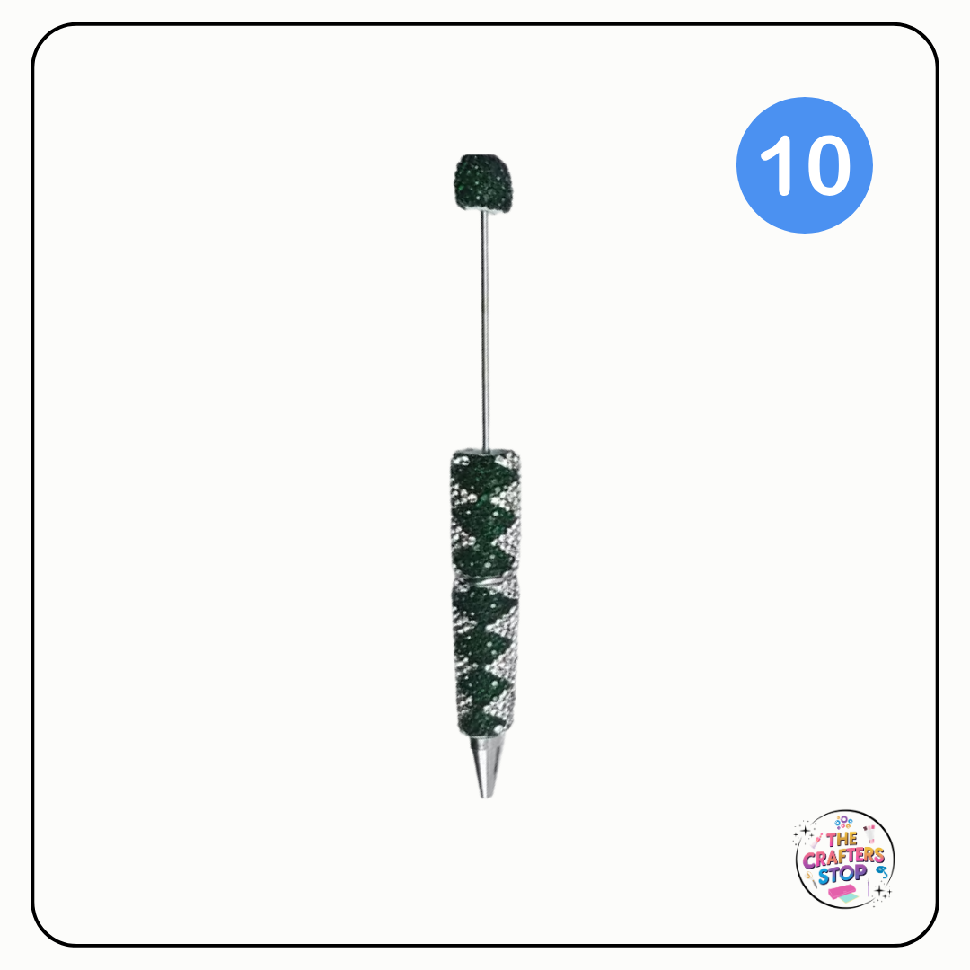 Bling Rhinestone DIY Beadeable Pens (Zig Zag)