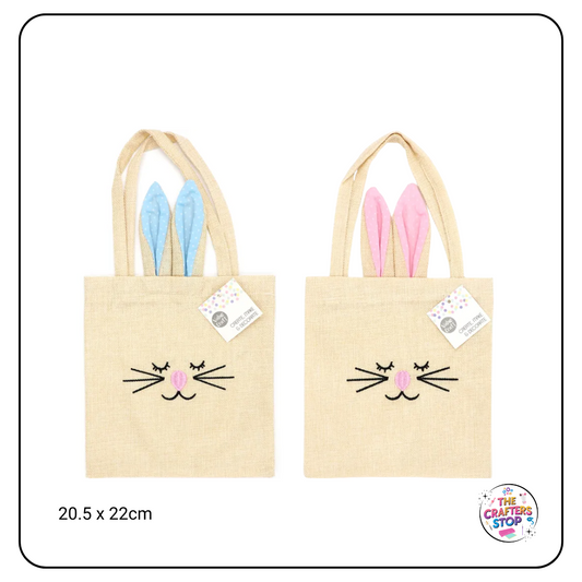 Easter Tote Bag with Bunny Ears