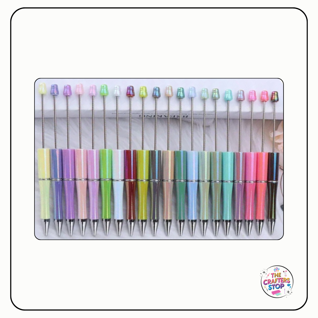 UV Plated Iridescent DIY Beadeable Pens