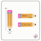 Pencil Shaped Gift Tags