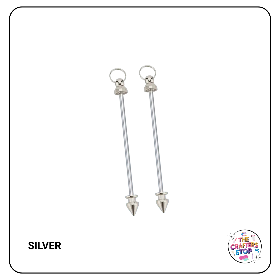 Metal Beadable Keychain Blanks