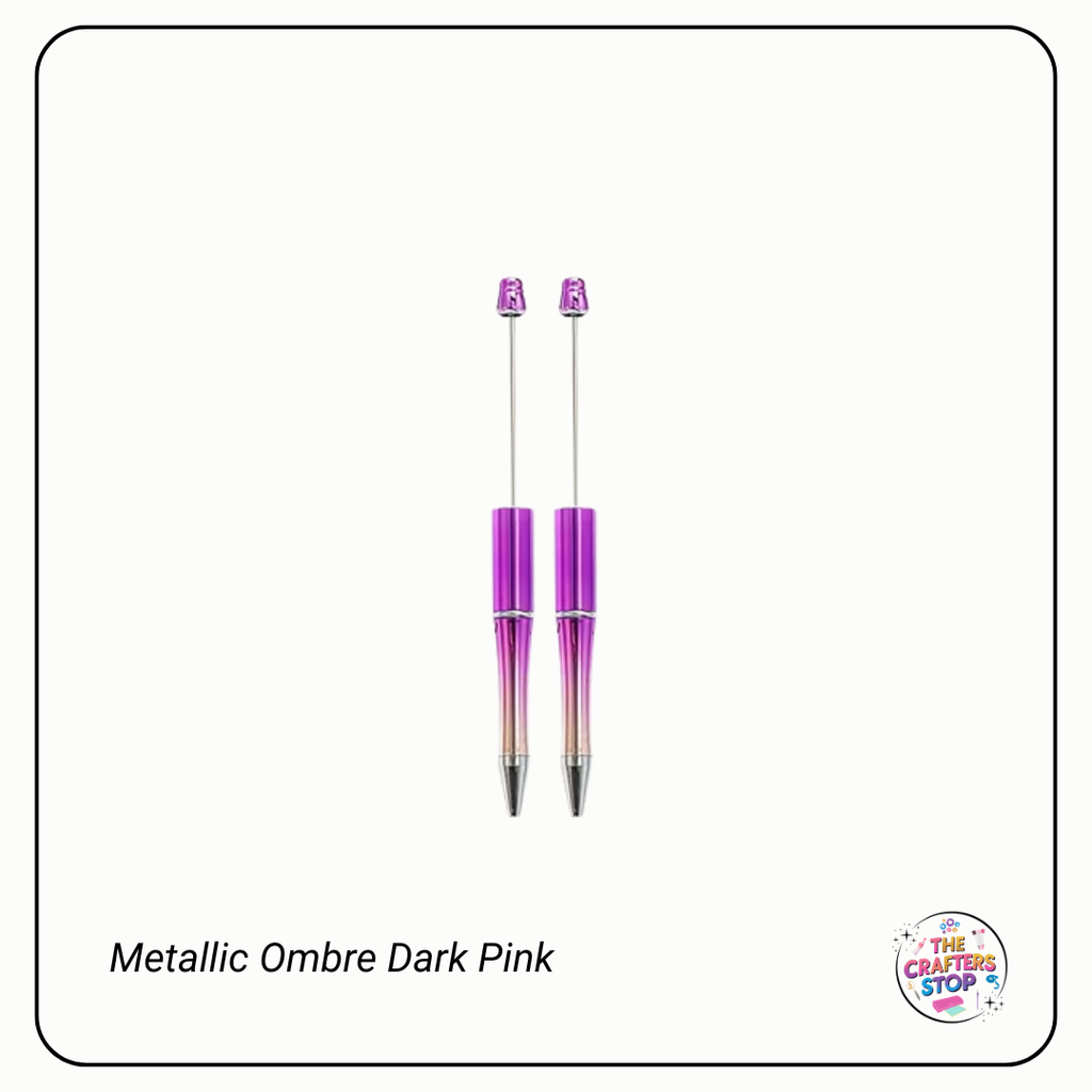 Metallic Chrome DIY Beadeable Pens