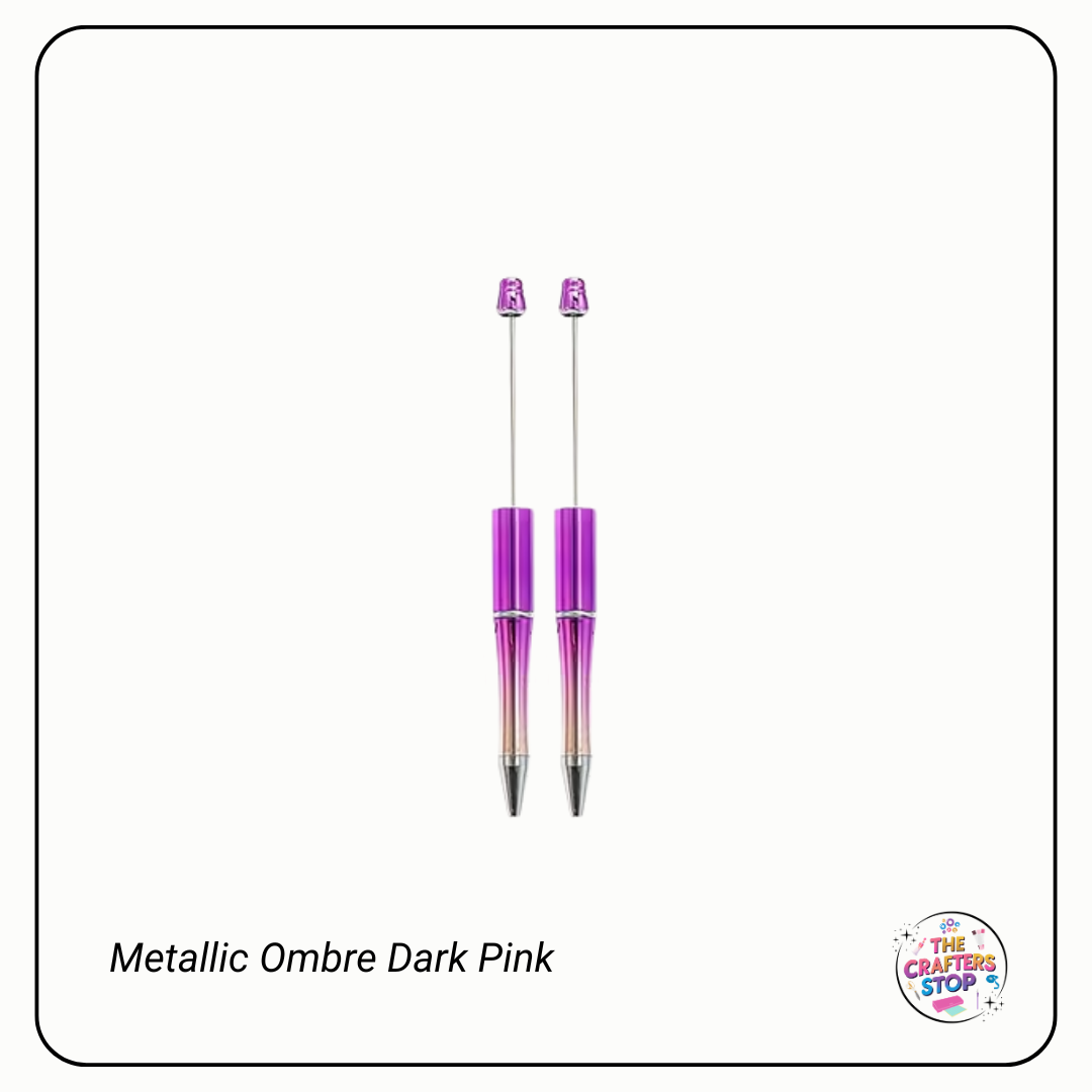 Metallic Chrome DIY Beadeable Pens