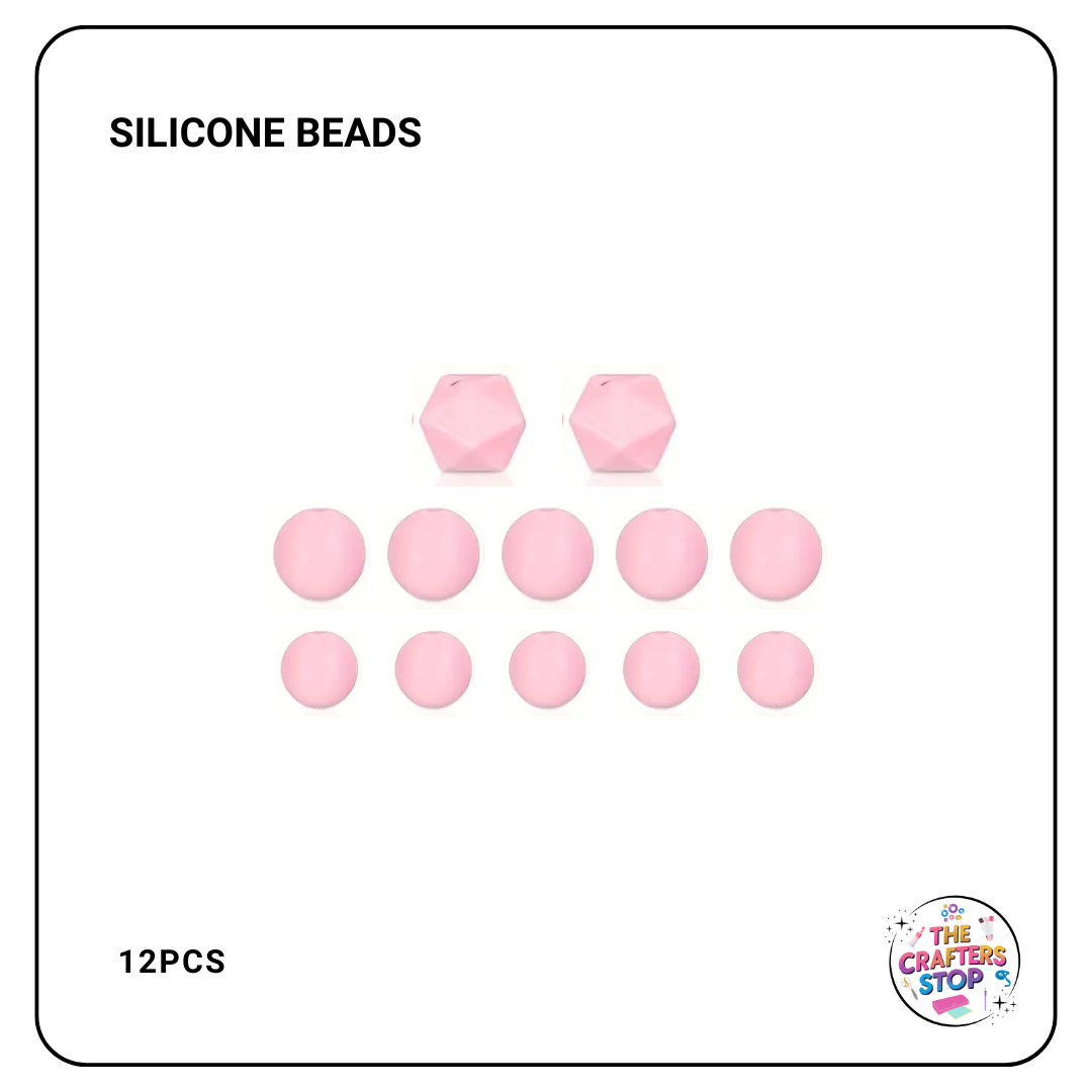 Mixed Pack of Silicone Beads