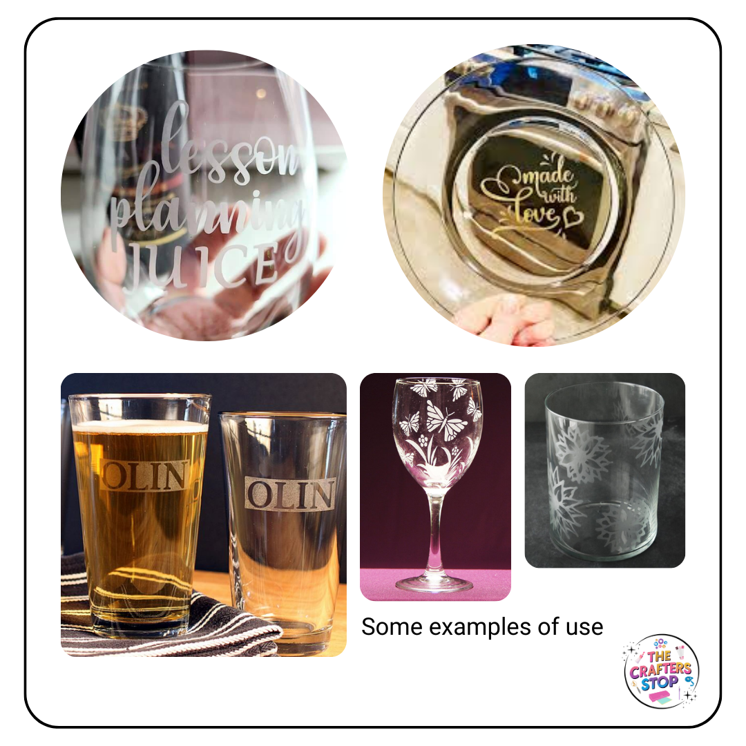 Glass Etching Starter Kit - 100ml