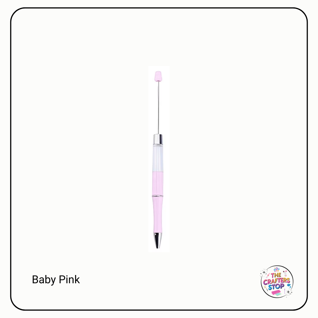 Long DIY Beadeable Pen With Fillable Tube