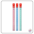 Aluminium Metal Ruler (12"/30cm) 3 Colours