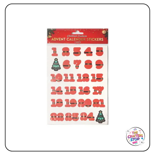 Christmas Advent Calendar Stickers