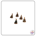 Goldish Christmas Tree Charms