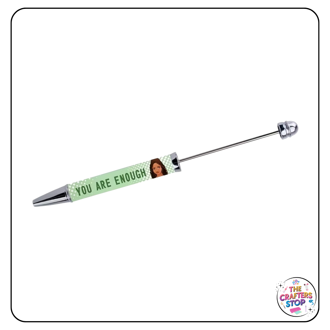 Motivational Long DIY Beadeable Pens