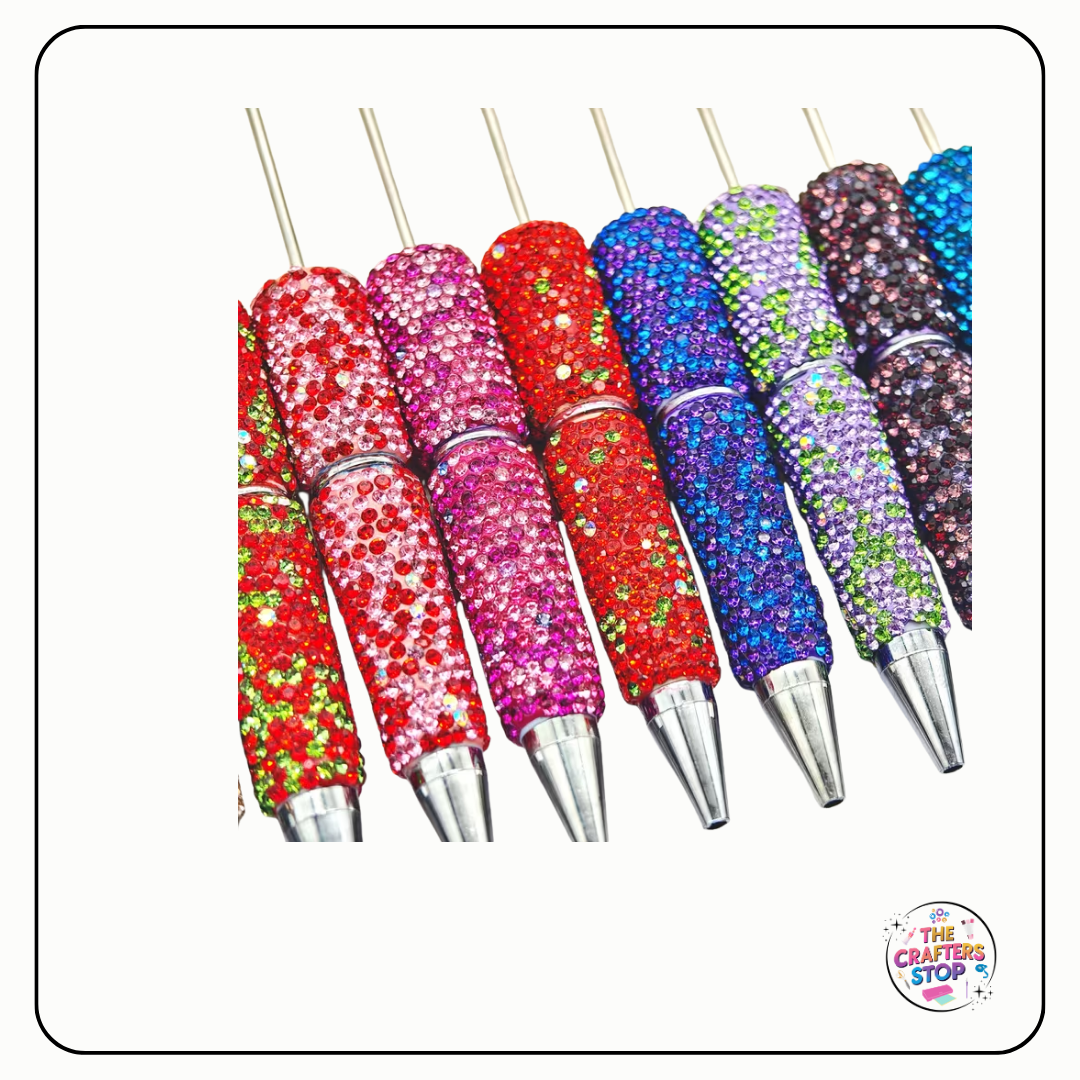 Bling Rhinestone DIY Beadeable Pens (Mixed)