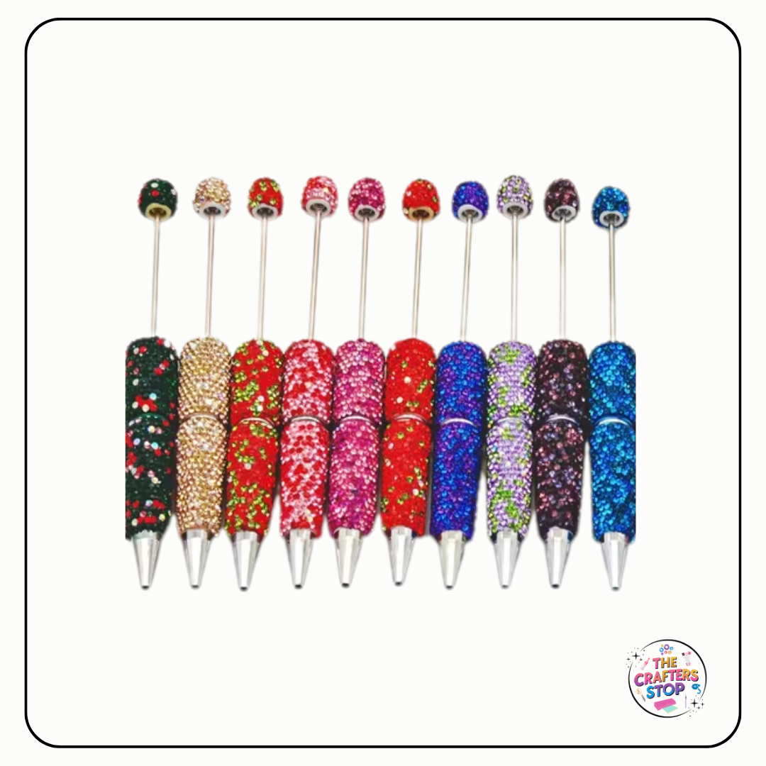 Bling Rhinestone DIY Beadeable Pens (Mixed)