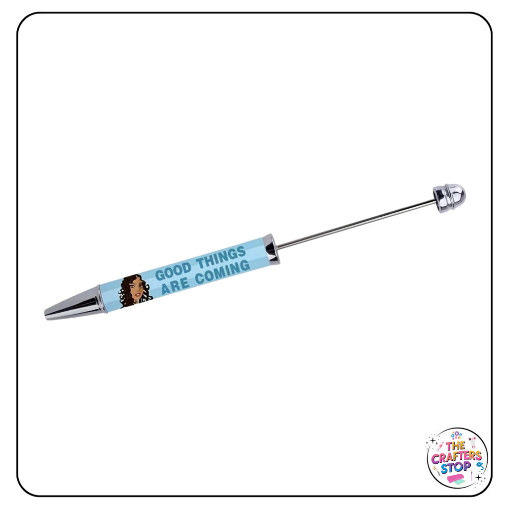 Motivational Long DIY Beadeable Pens