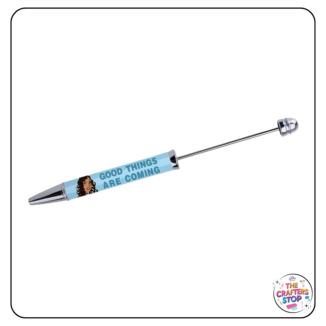Motivational Long DIY Beadeable Pens